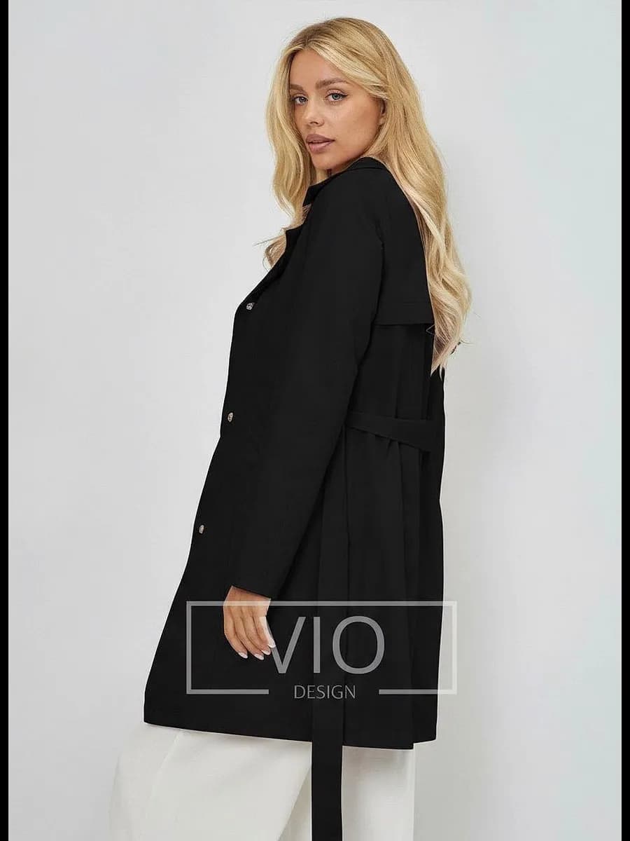 Плащ демисезонный укороченный