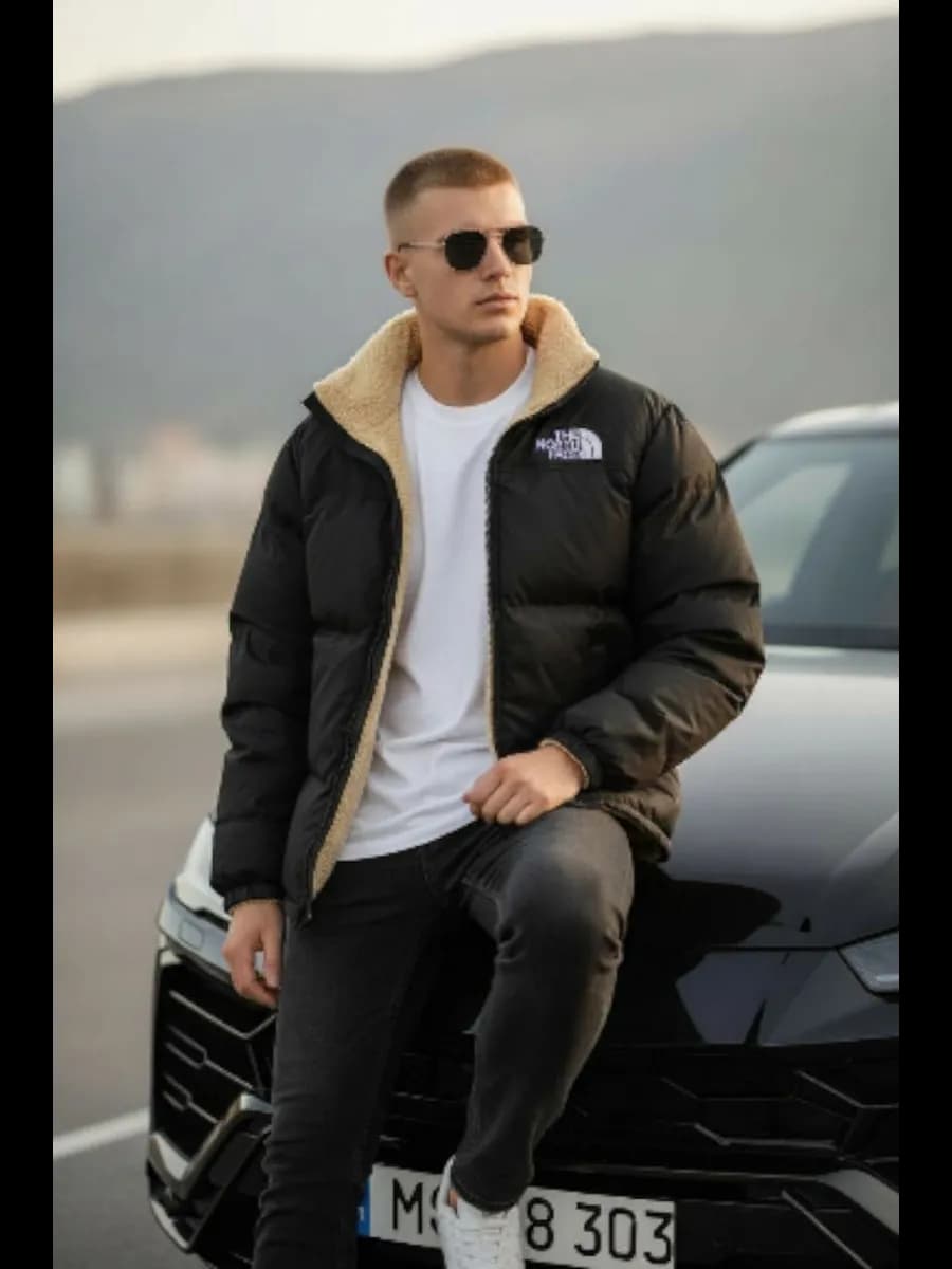 Куртка зимняя двусторонняя