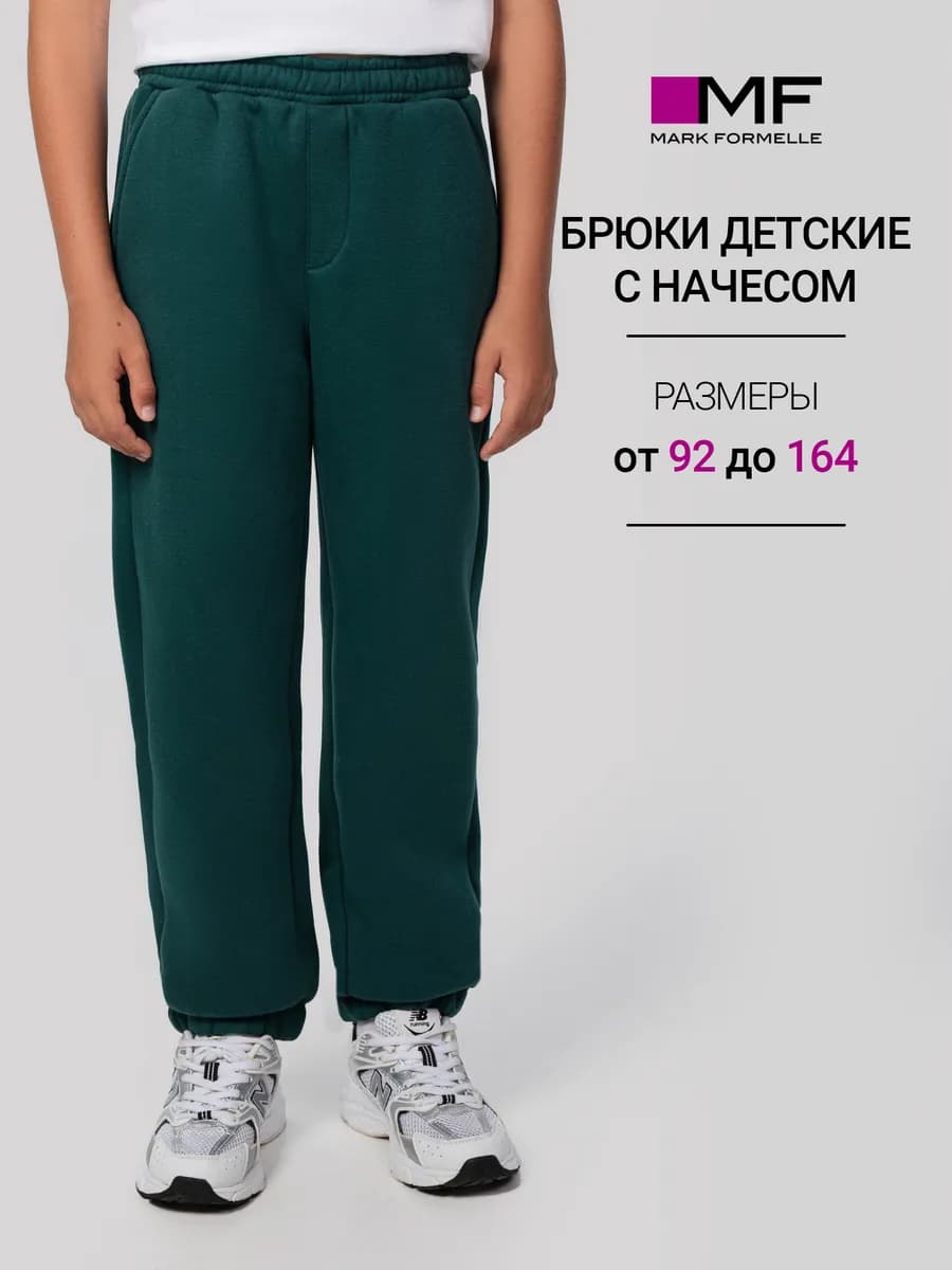 Брюки спортивные джоггеры с начесом