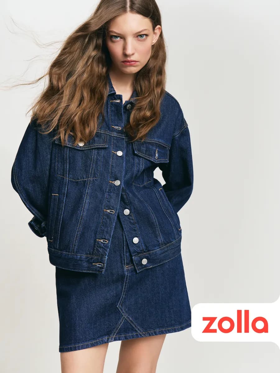 Женская джинсовая юбка мини - фото 1