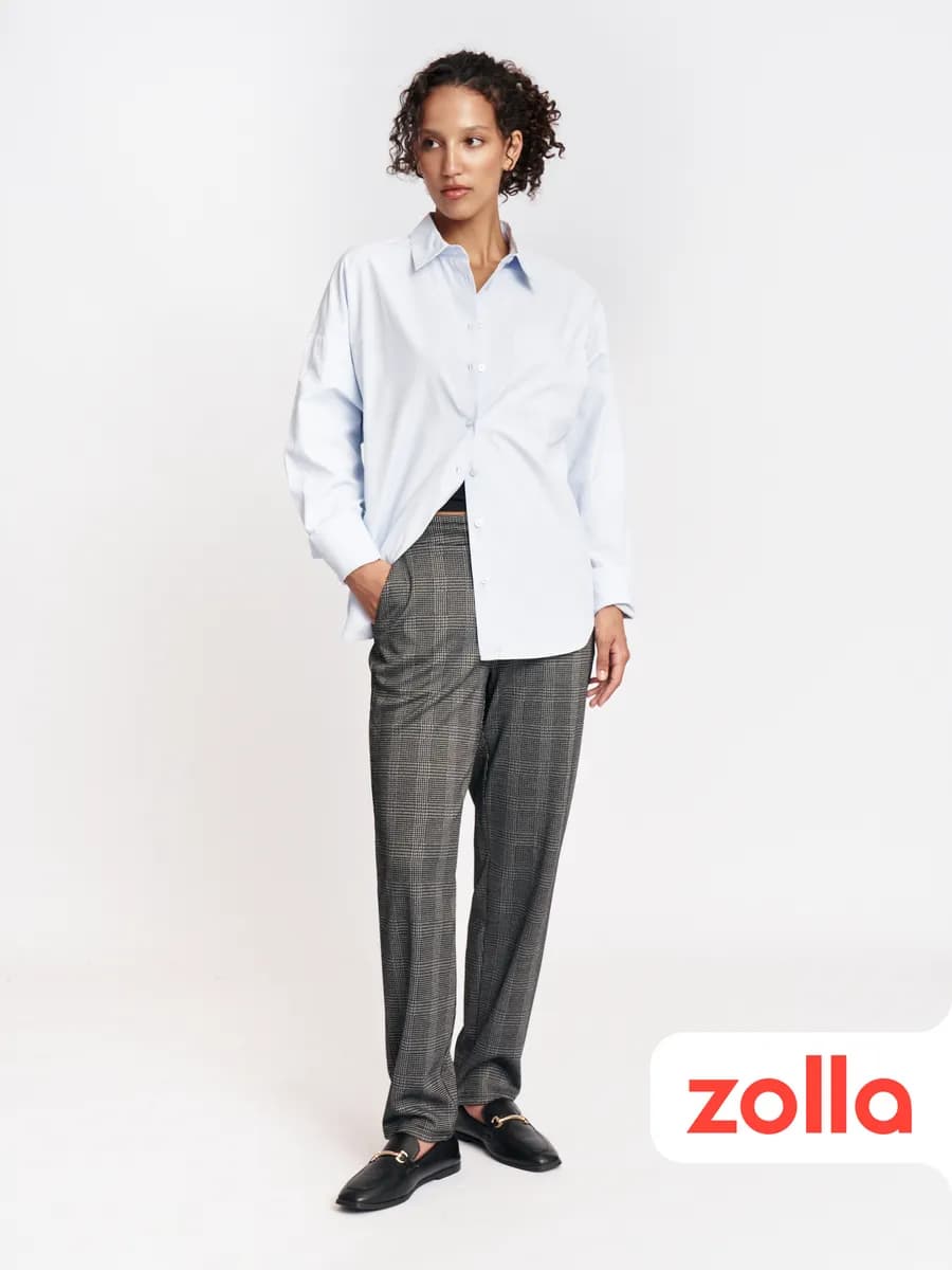 Женские брюки Carrot на резинке