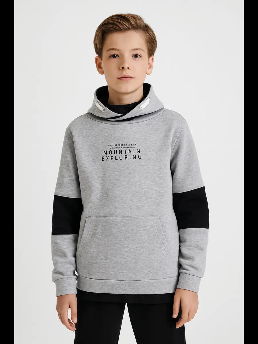 Толстовка с принтом подростковая