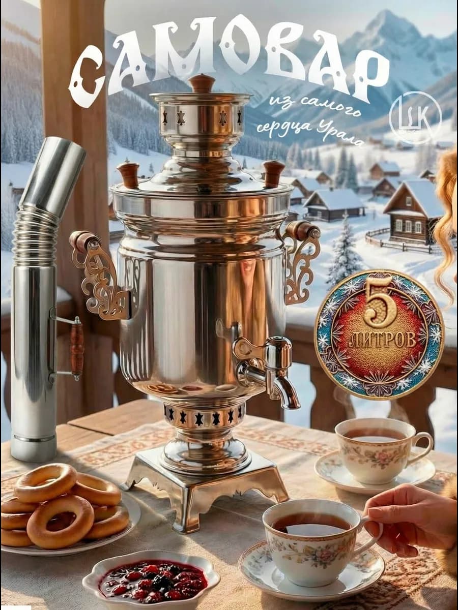 Самовар 5л
