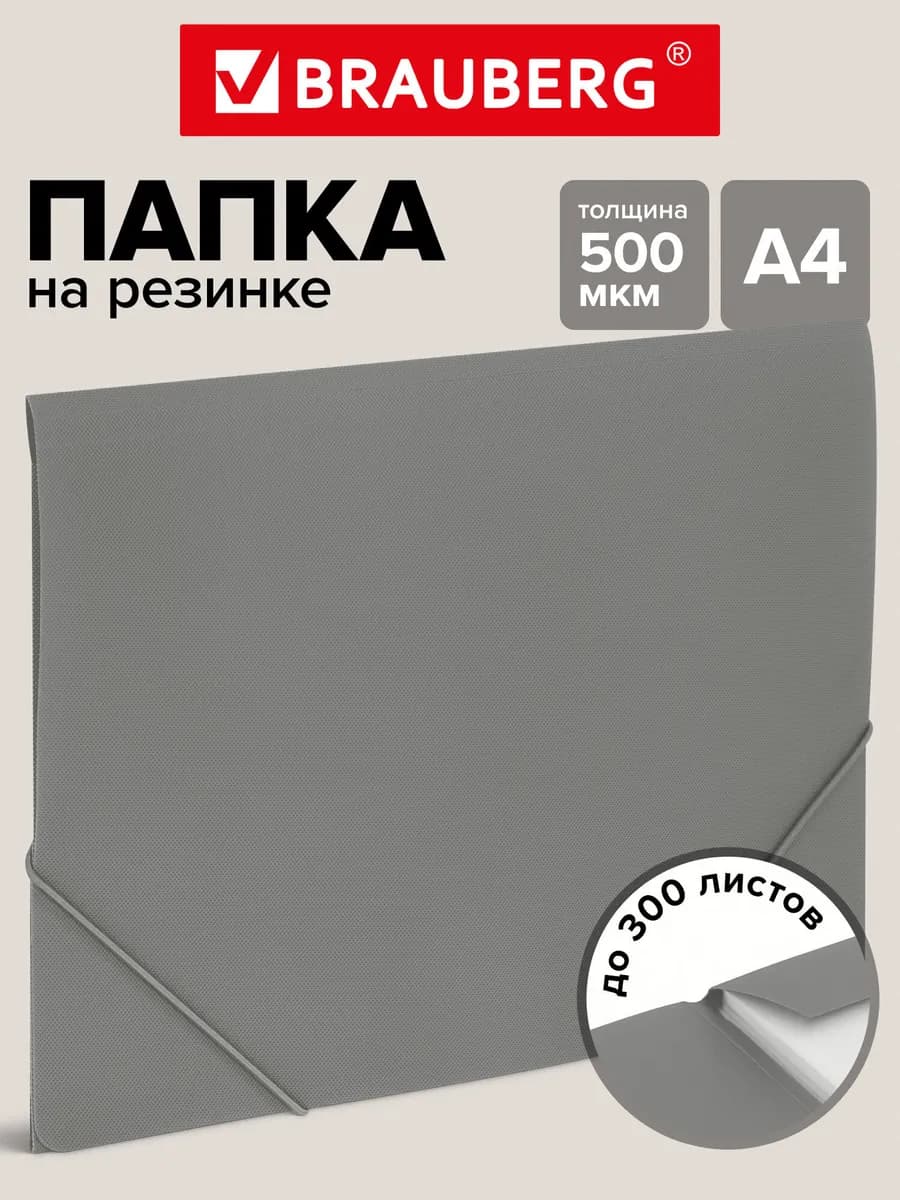 Папка для документов, тетрадей и бумаг А4 для школы и офиса