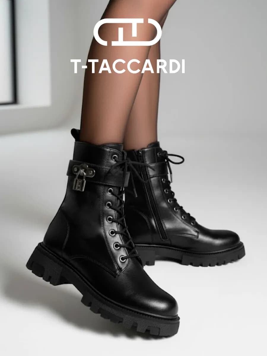 Ботинки женские зимние на платформе с замком