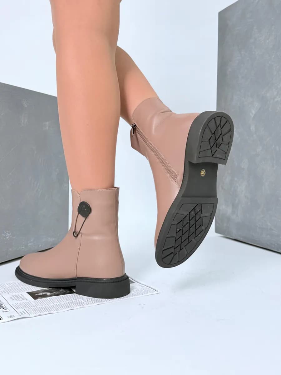 Полусапожки зимние без каблука