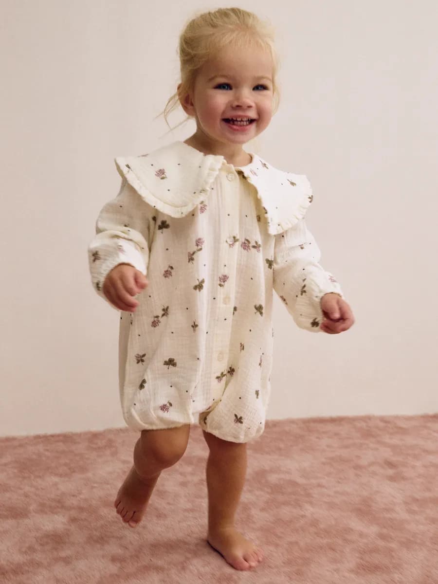 Комбинезон песочник муслиновый слип