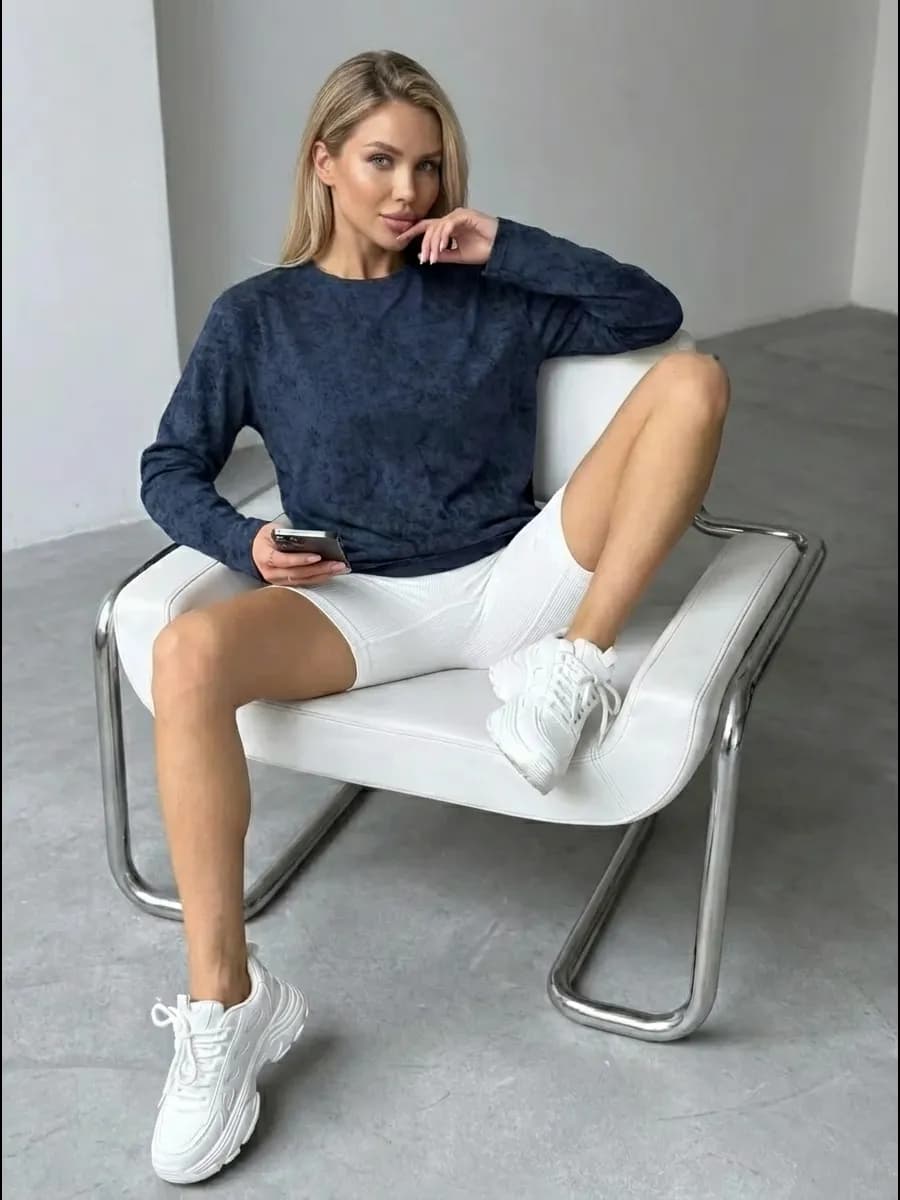 Лонгслив оверсайз варенка