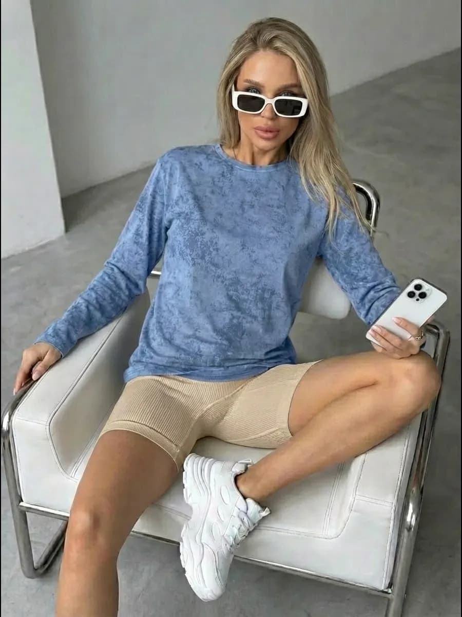 Лонгслив оверсайз варенка