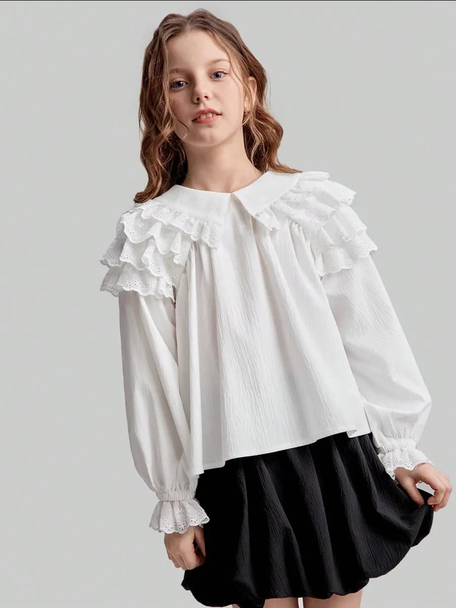 Школьная блузка для девочки