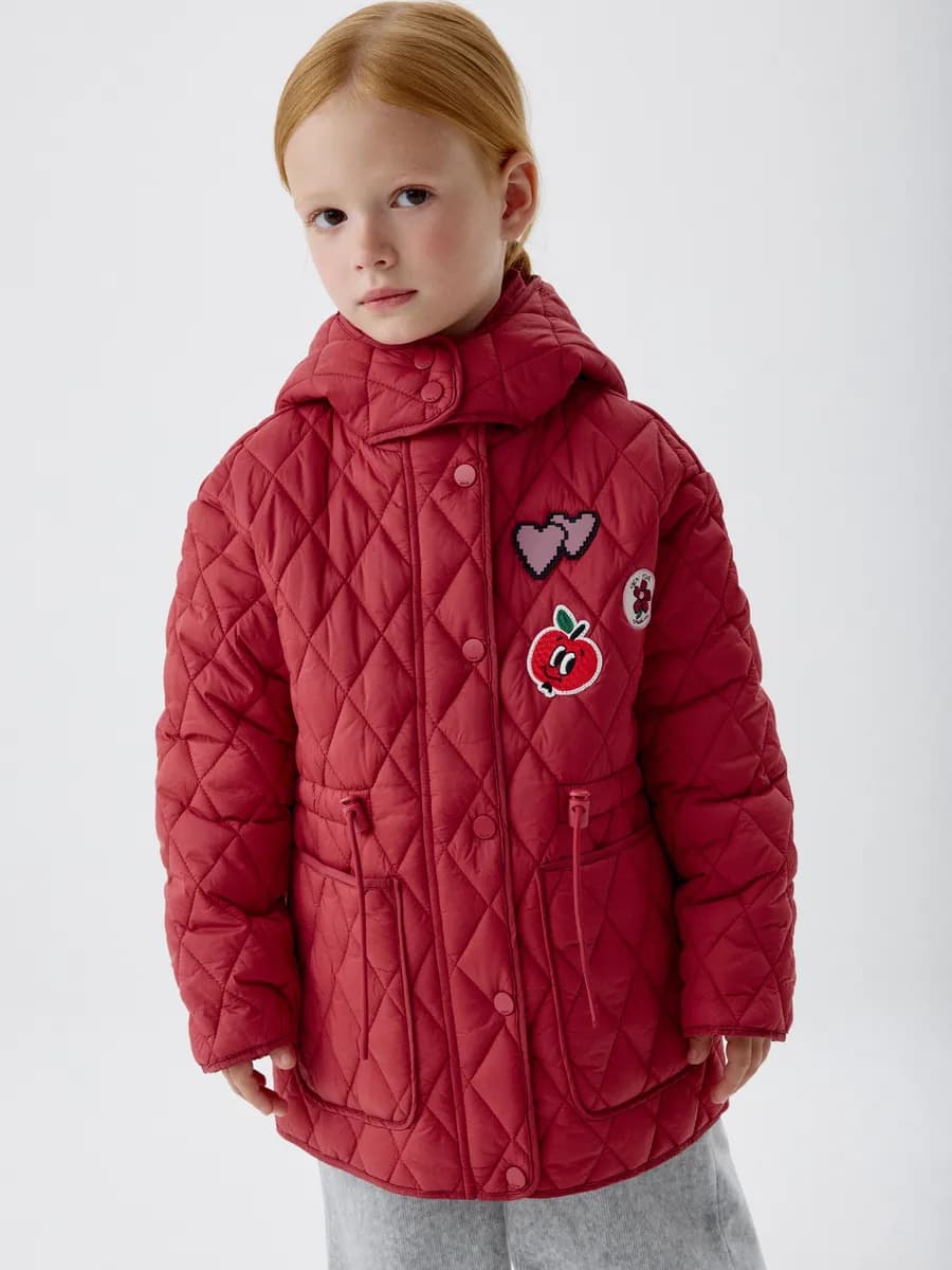 Куртка стеганая с капюшоном