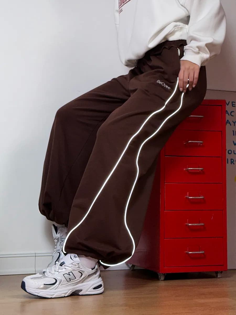 Спортивные штаны широкие оверсайз для танцев