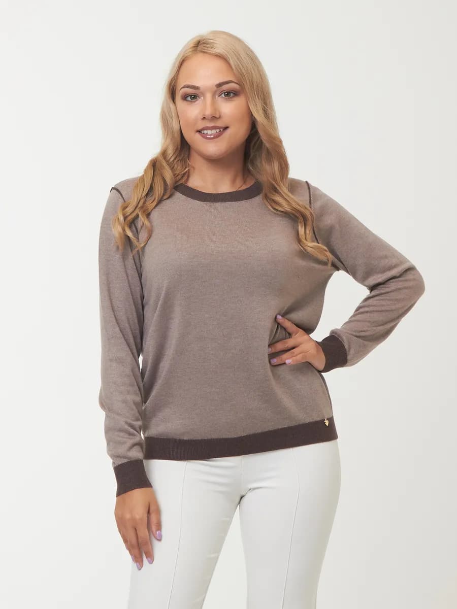 Джемпер однотонный