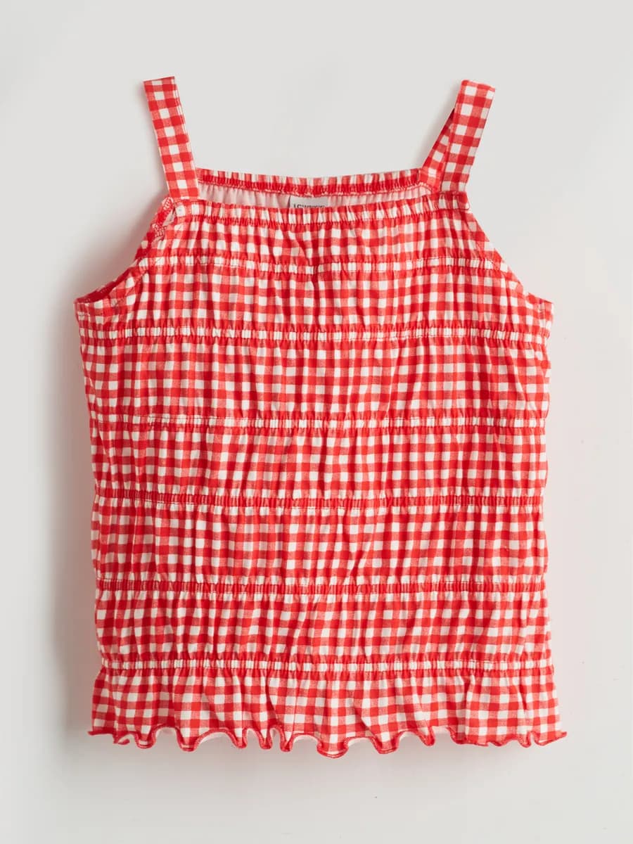 Девочки красный Футболка