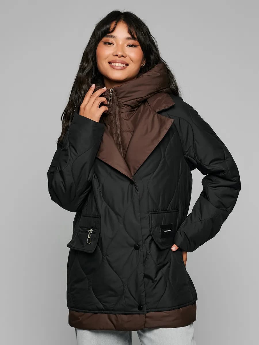 Куртка осенняя с капюшоном