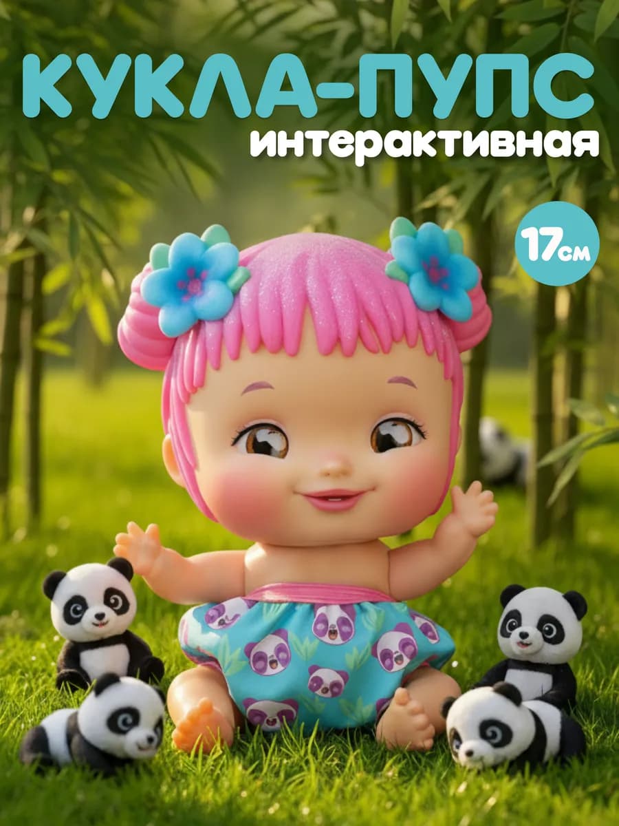 Кукла пупс Малышка 17 см с аксессуарами