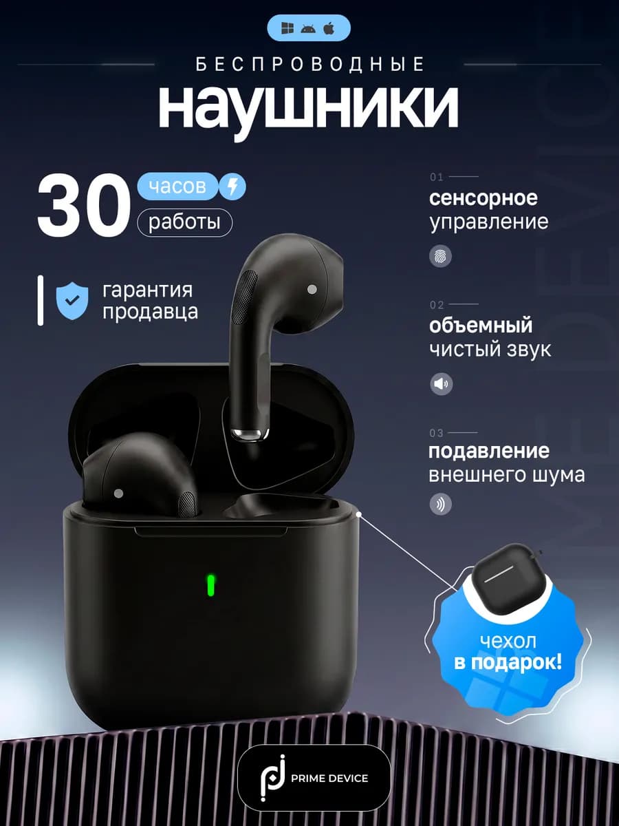 Наушники беспроводные с микрофоном A8Pro для iPhone Android