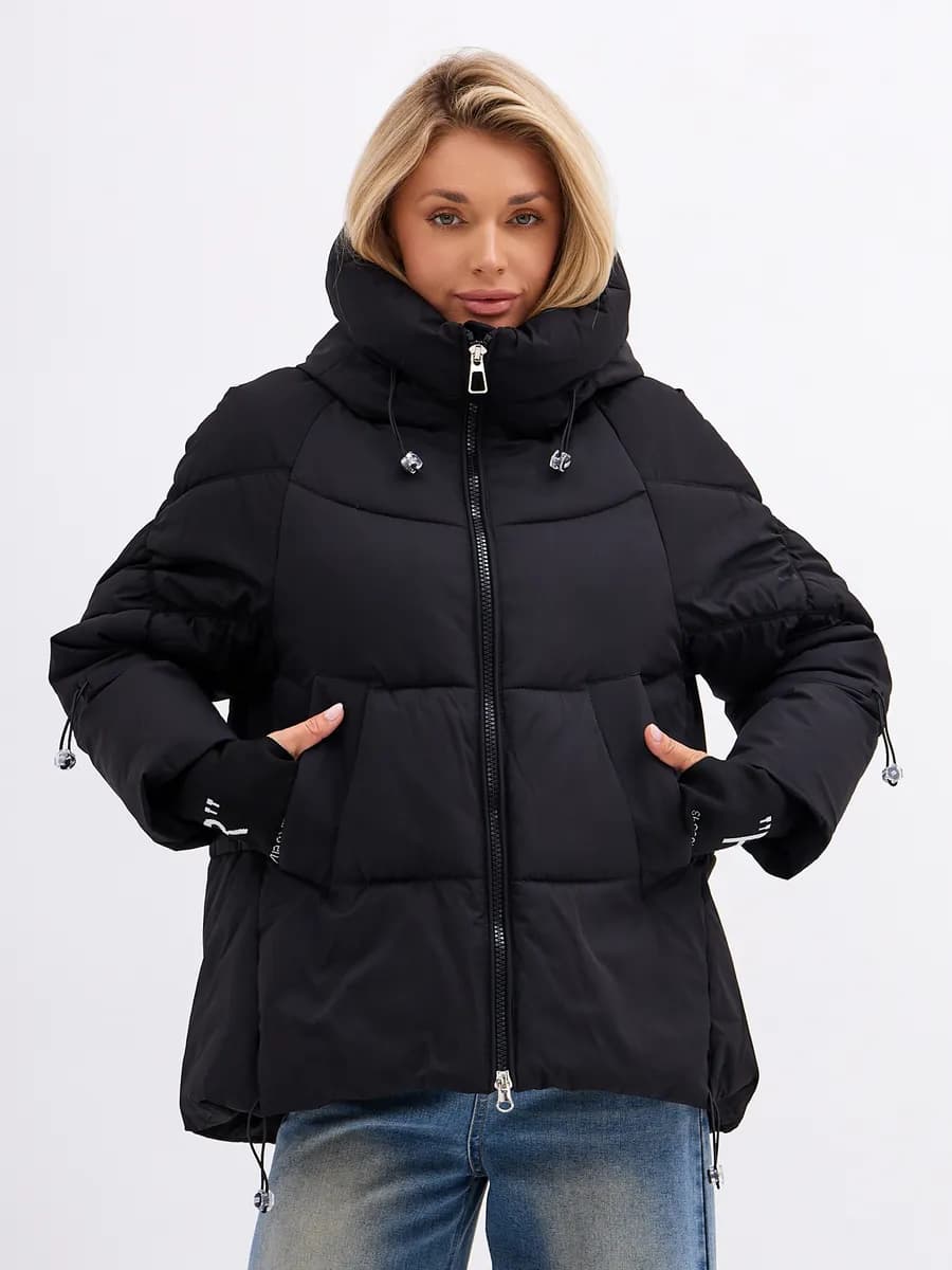 Куртка зимняя с капюшоном oversize