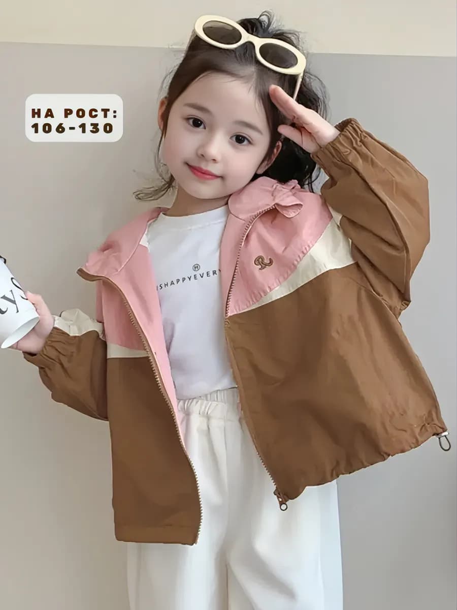 Ветровка для девочек весенняя оверсайз
