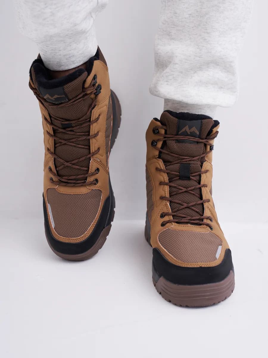 Зимние ботинки кроссовки с мехом теплые