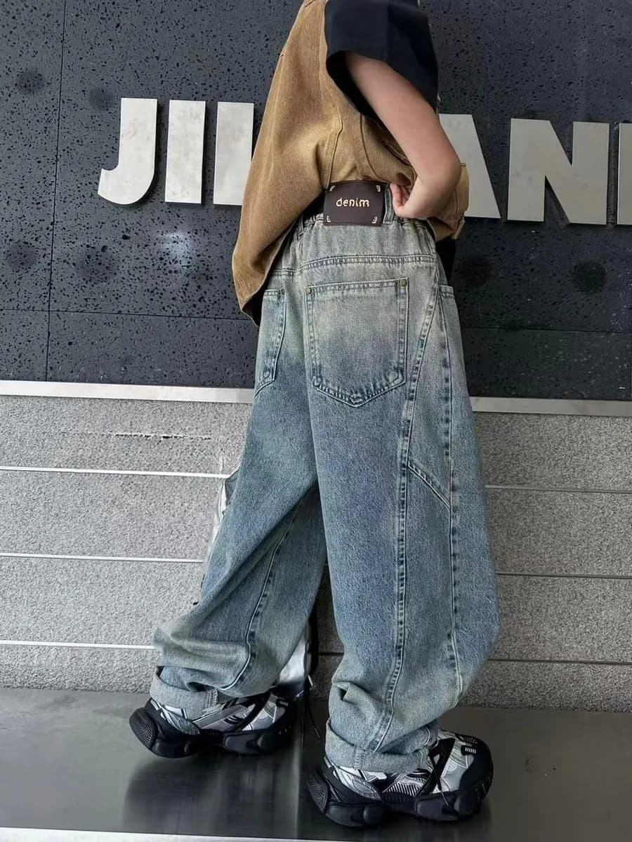 Джинсы багги