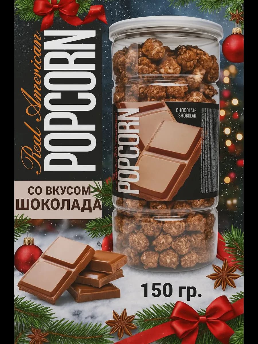 Попкорн со вкусом шоколада