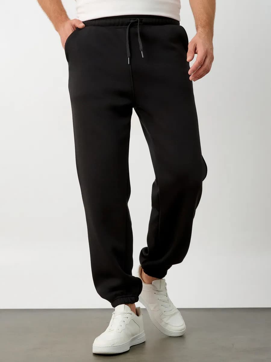 Спортивные штаны утепленные джоггеры с начесом