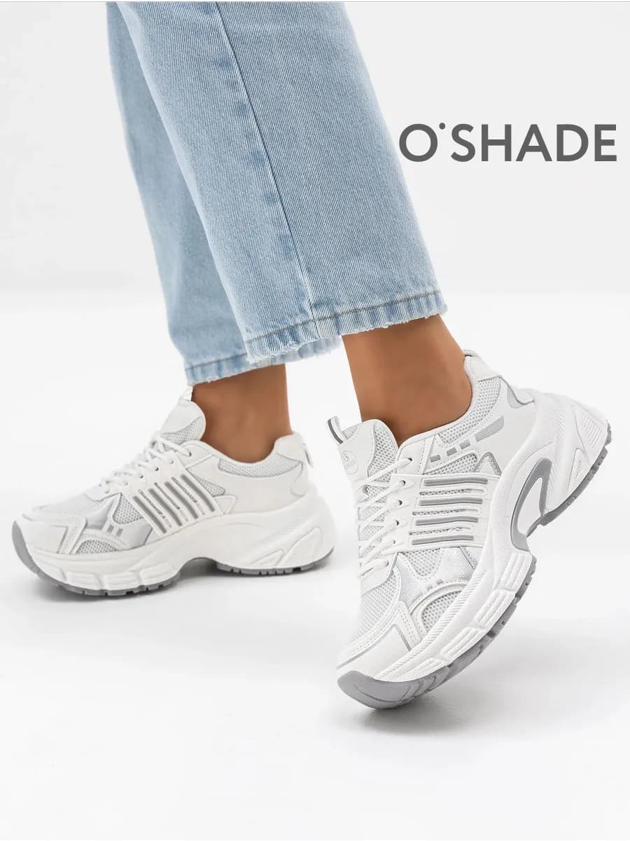 O'SHADE Кроссовки женские белые летние