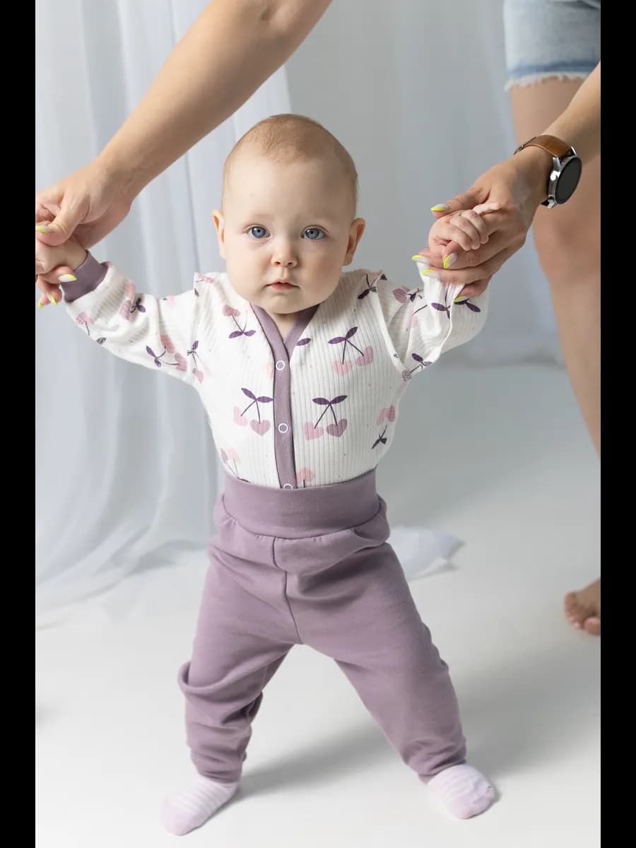 Комплект боди и штаны для новорожденных 56-80