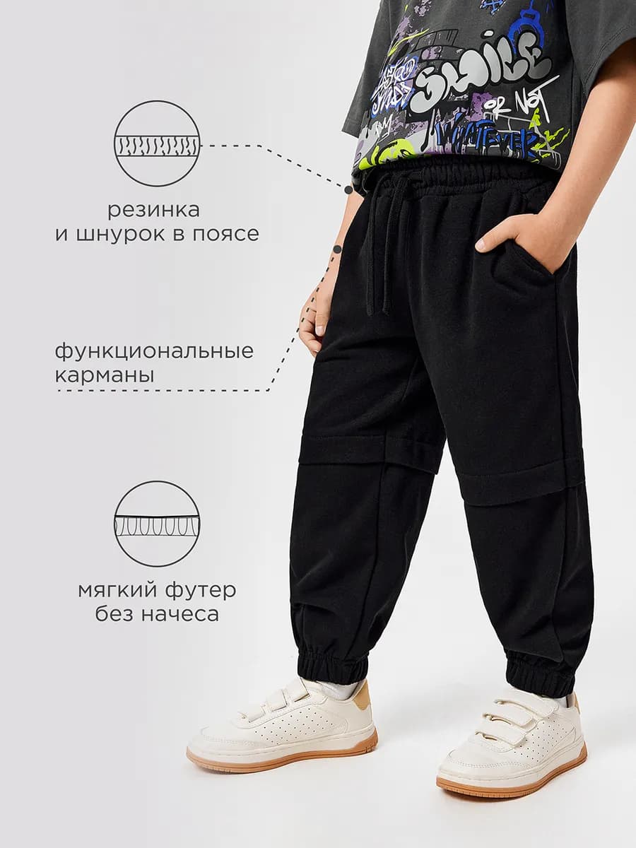 Брюки джоггеры спортивные без начеса