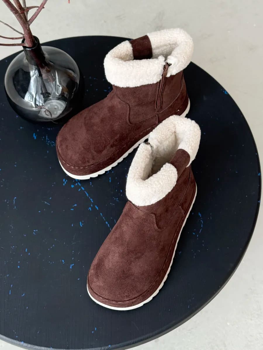 Угги высокие зимние с мехом