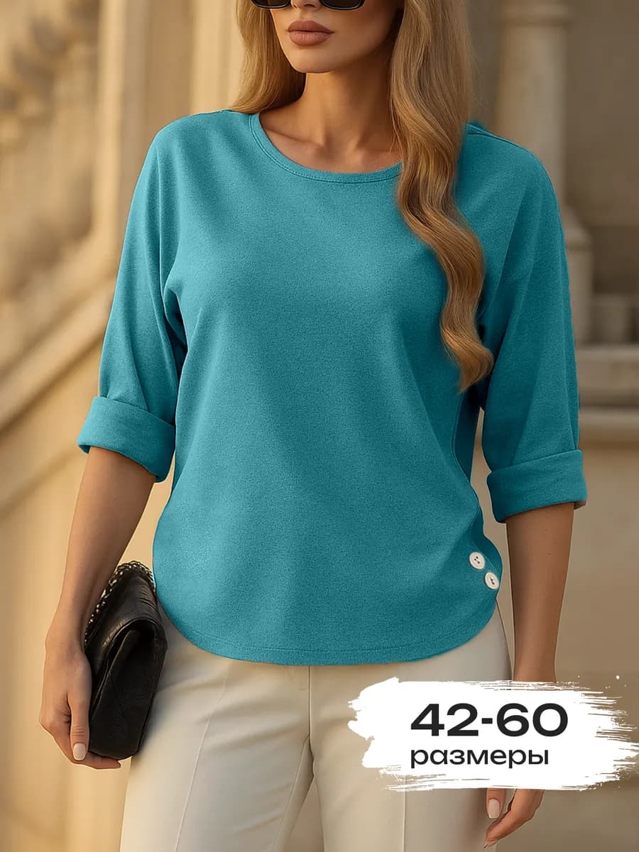 Блузка нарядная базовая для вечера - фото 1