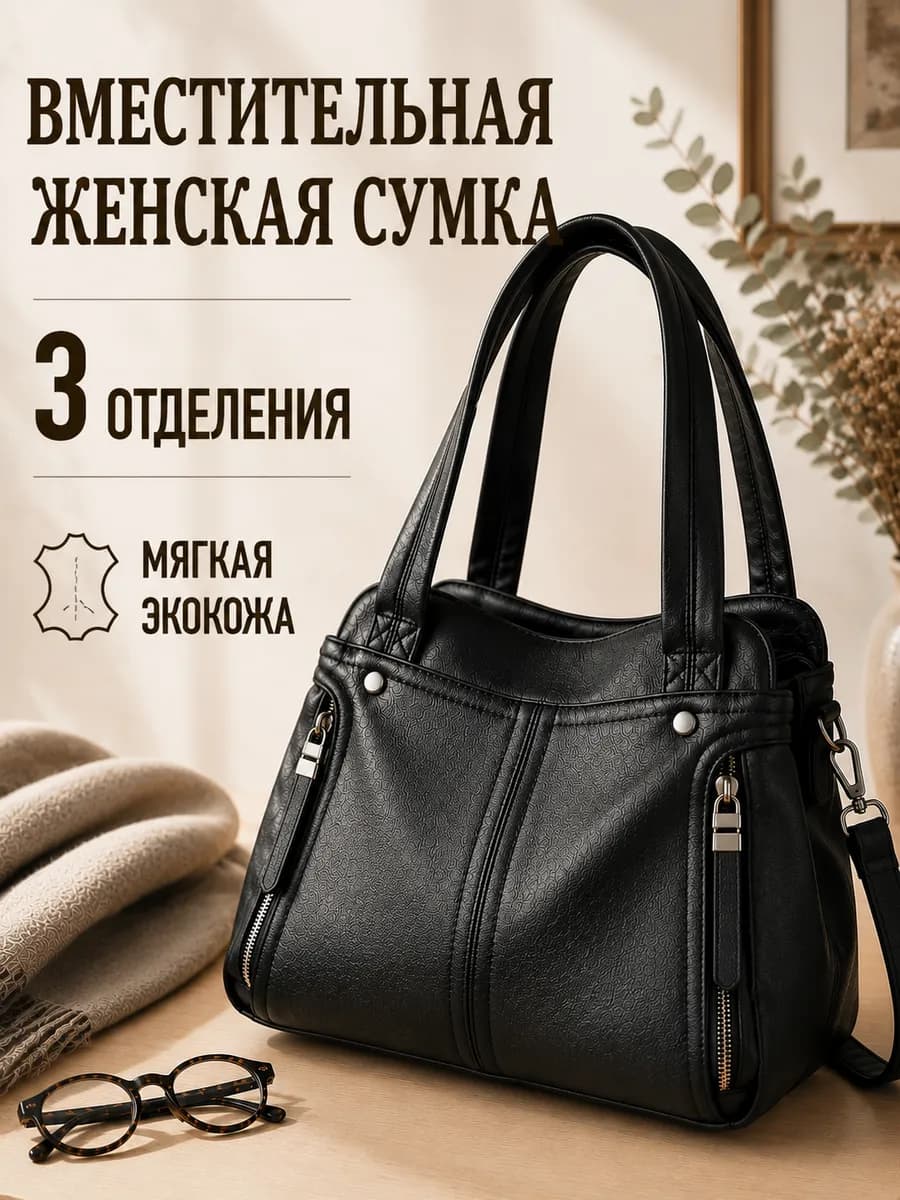 Сумка большая на плечо