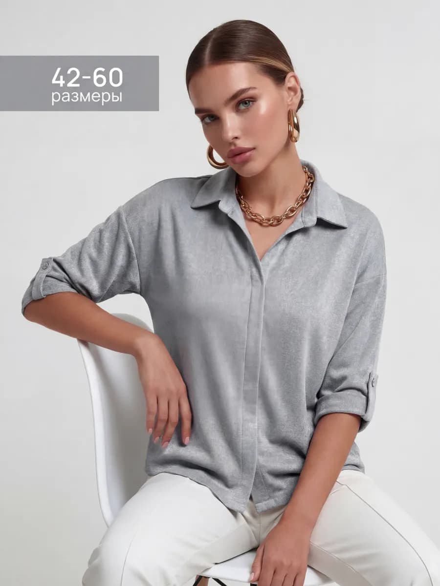 Блузка офисная вечерняя - фото 1