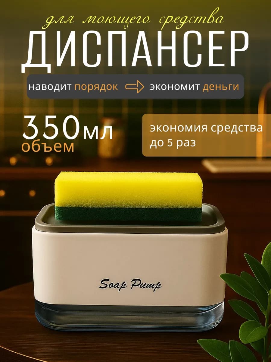 Диспенсер кухонный для моющего средства