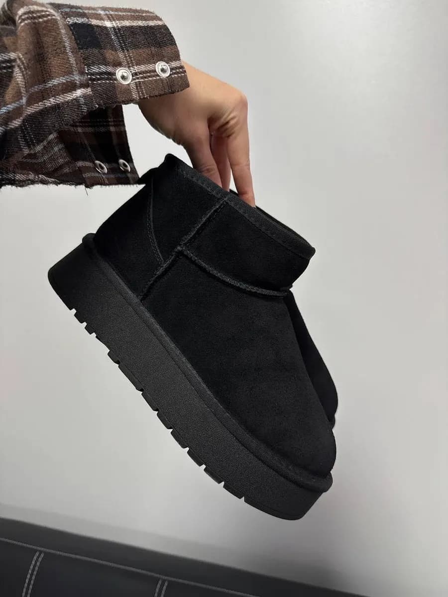 Угги короткие на платформе