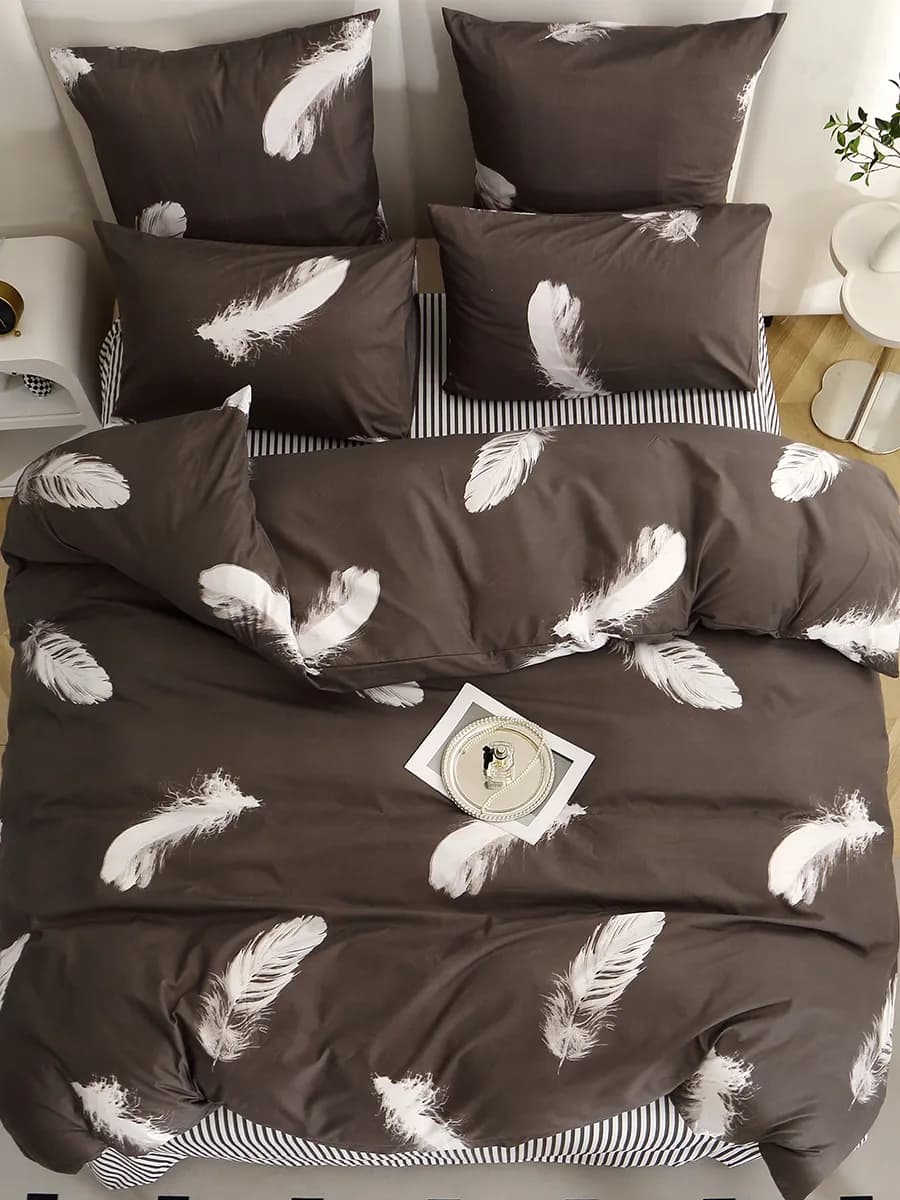 Постельное белье 1.5 спальное Сатин HD-030