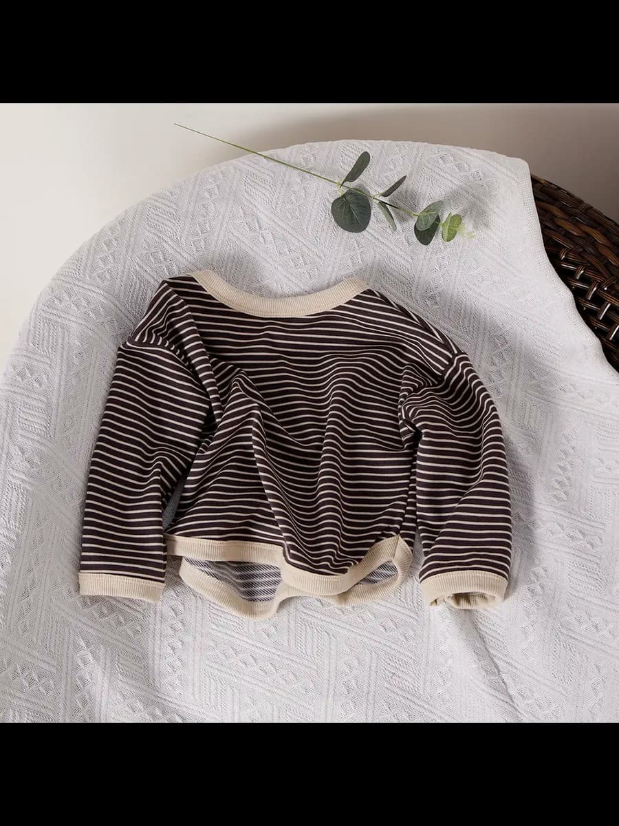 Лонгслив оверсайз в полоску тельняшка с длинным рукавом