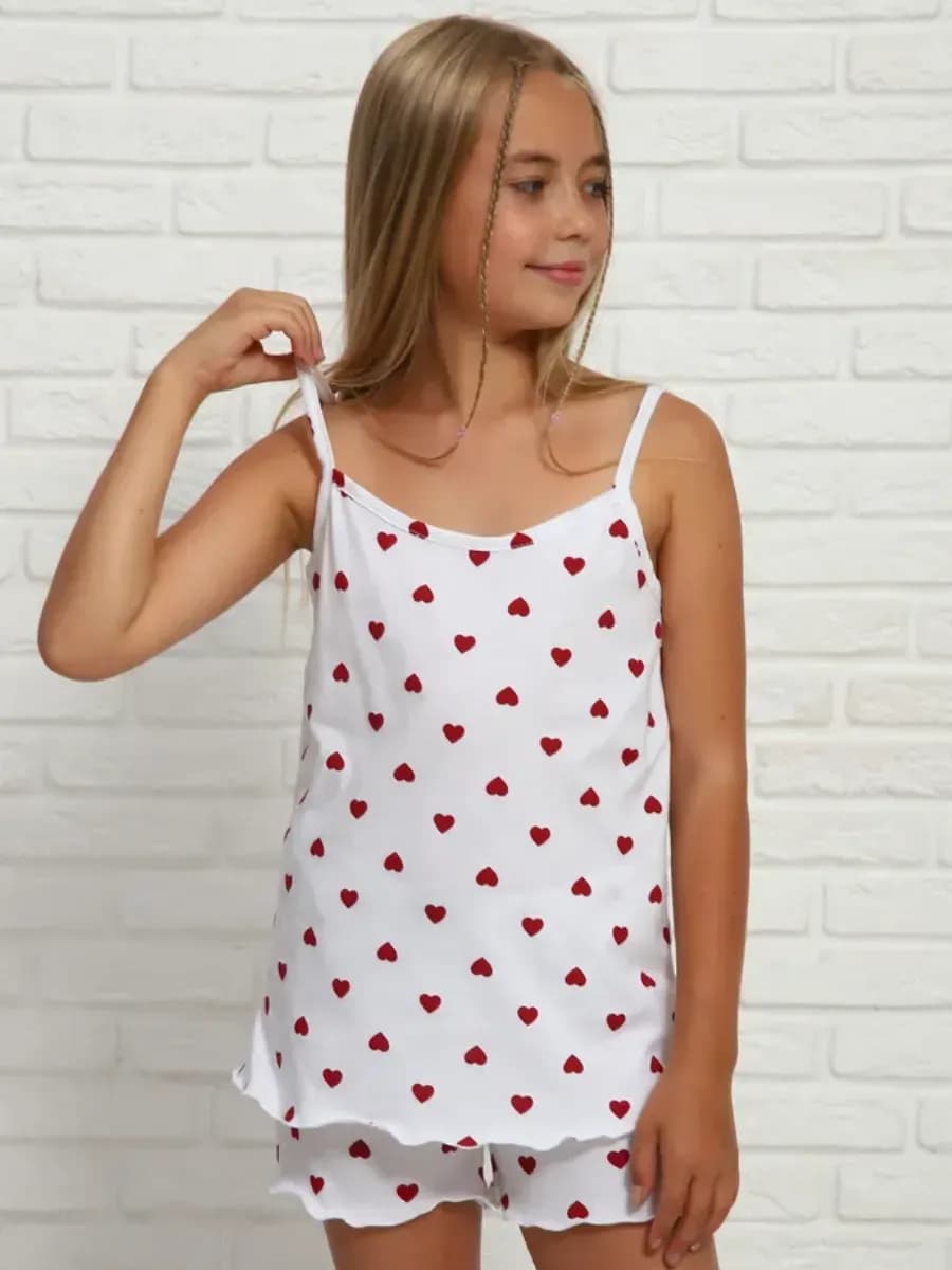 Пижама детская трикотажная с шортами