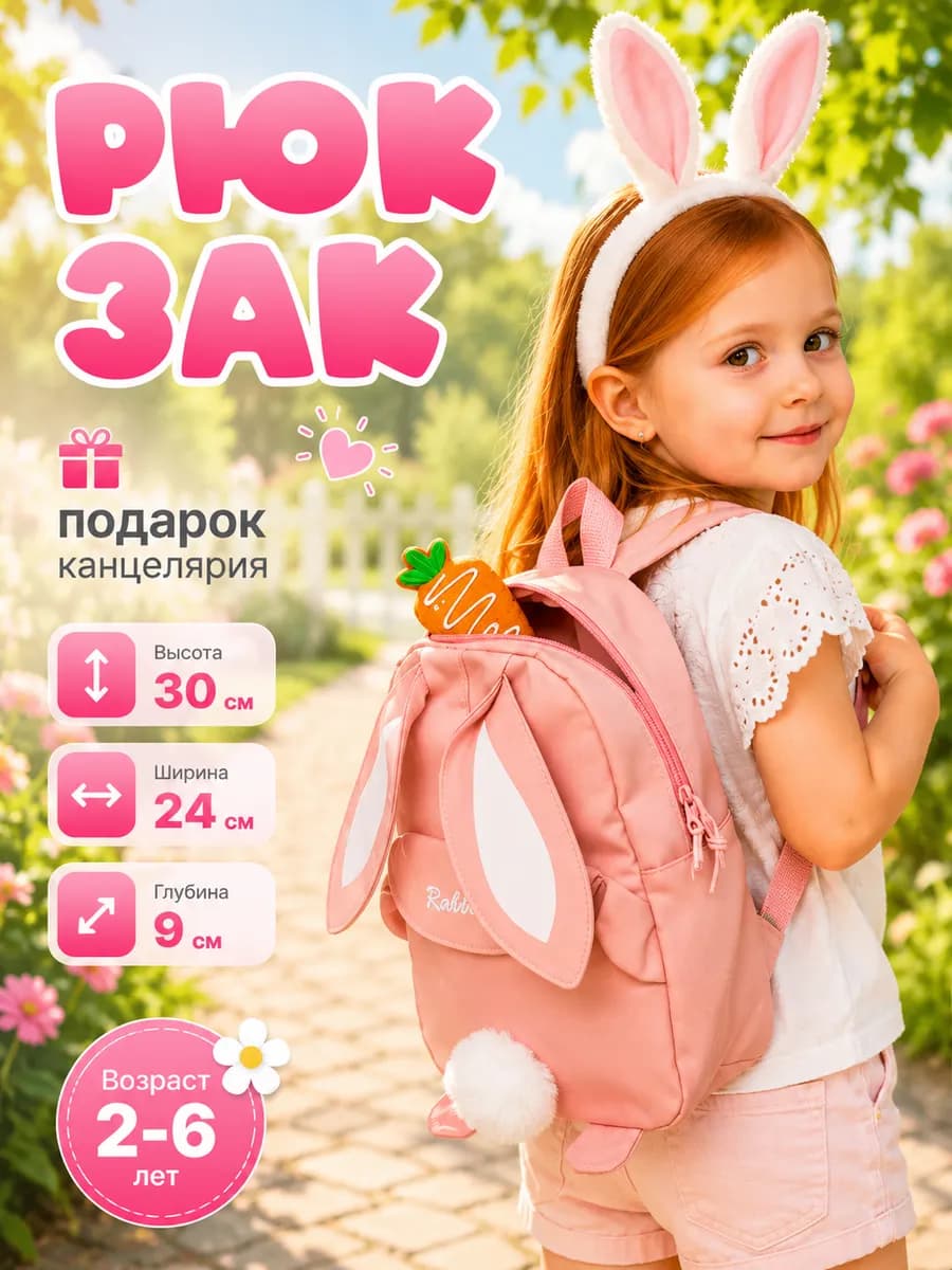 Рюкзак детский дошкольный в садик