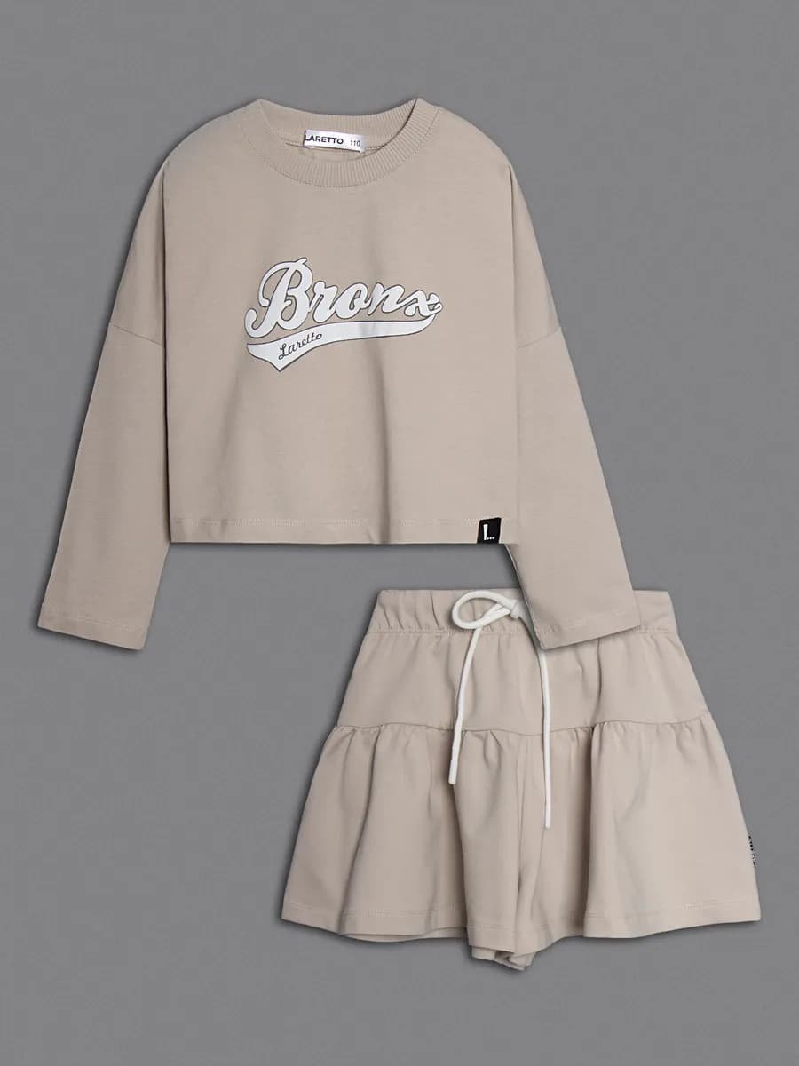 Костюм для девочки двойка с шорты