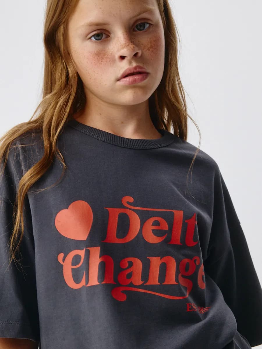 Футболка оверсайз хлопковая с принтом