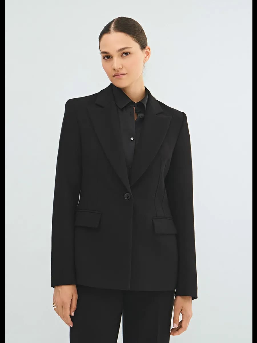 Классический пиджак удлиненный