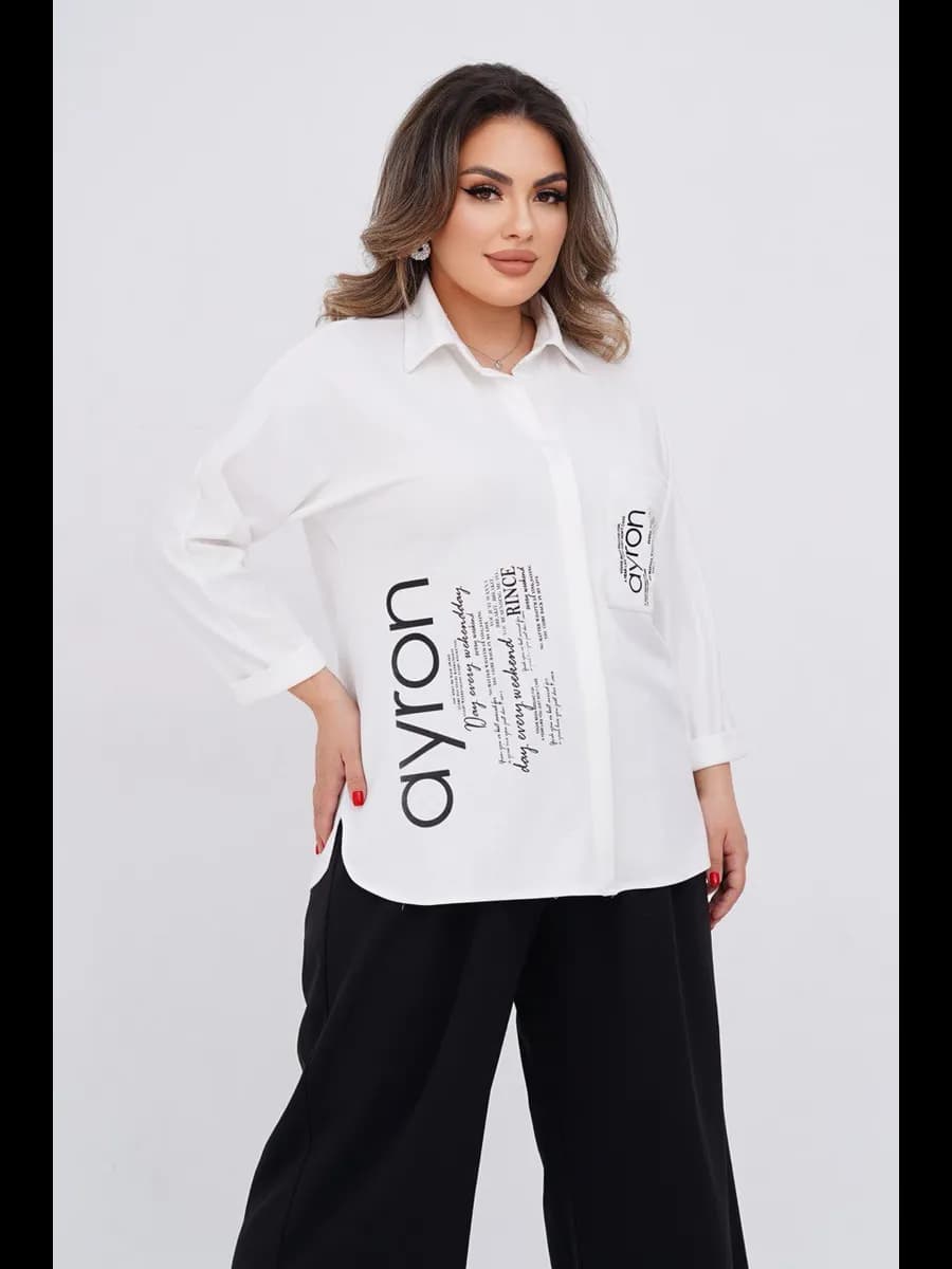 Блузка больших размеров - фото 1