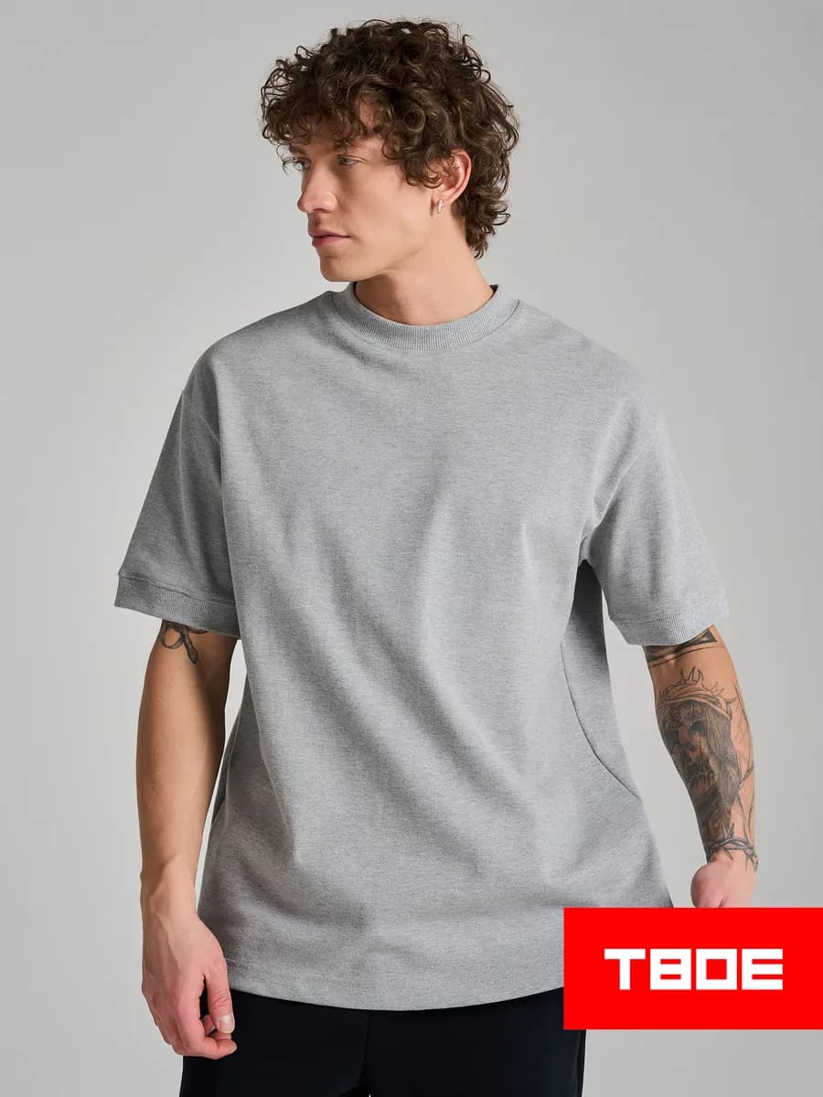 Хлопковая футболка с коротким рукавом