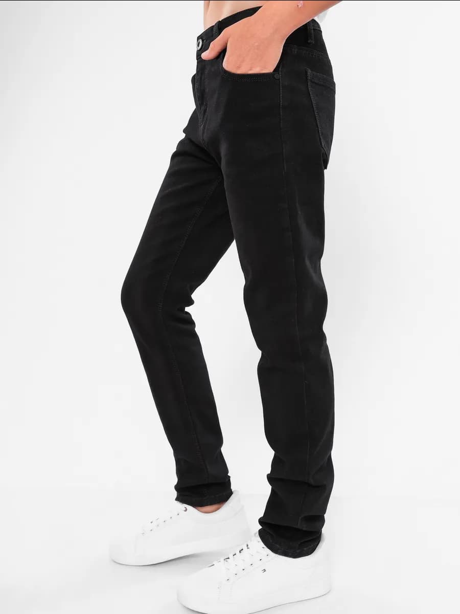 Джинсы школьные черный для мальчиков