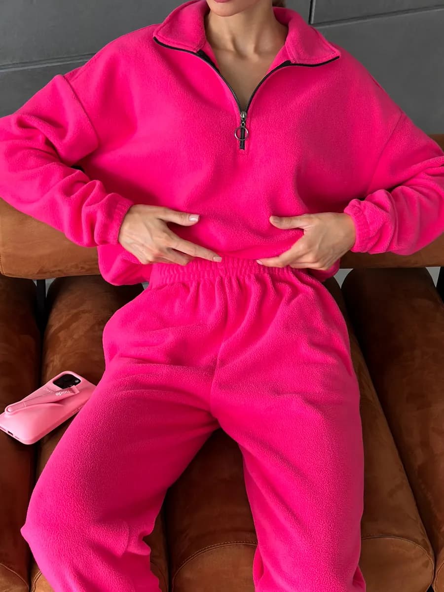 Спортивный костюм флисовый на молнии