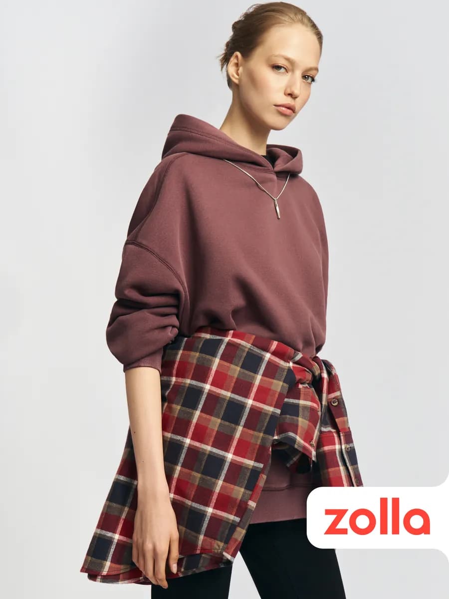 Женский худи с варёным эффектом