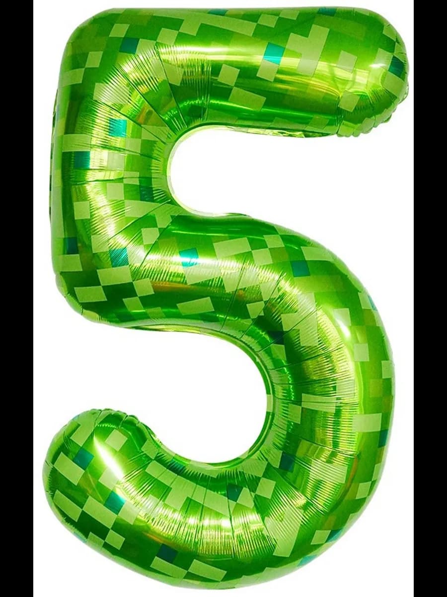 шар цифра 5 для мальчика майнкрафт