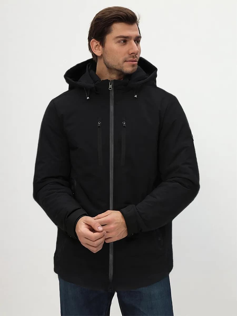 Куртка демисезонная с капюшоном зимняя